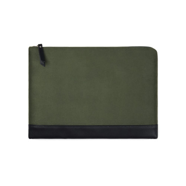 "VINGA Marlow RCS återvunnen polyester 16"" laptopfodral", grön, detaljvy (1)