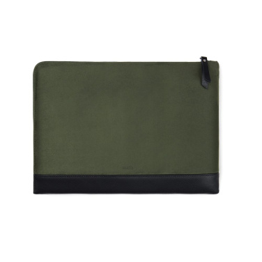 "VINGA Marlow RCS återvunnen polyester 16"" laptopfodral", grön, detaljvy (3)