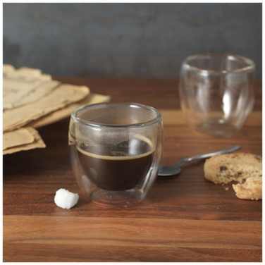 Boda 2-delars espressoset i glas, transparent, produktbild (1)