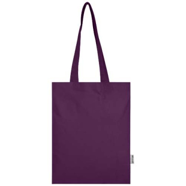 Madras Blend 140 g/m² tygväska av GRS-certifierad återvunnen bomull 7L, Purpur, produktbild (1)