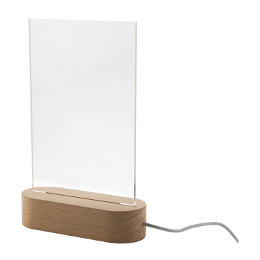 Woodify – LED-ljuspokal, rektangel, genomskinlig, ytterligare produktvy 2