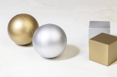 Relixa Shine – metallisk antistressboll, silver, ytterligare produktvy 3