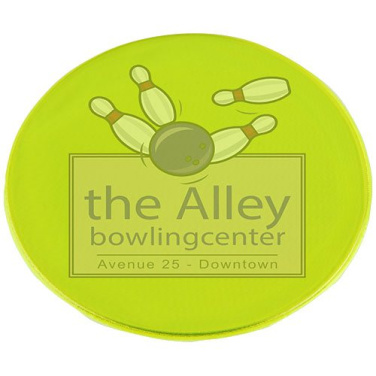 RFX™ S-09 Medium reflekterande klistermärke rund – Neongul, produktbild (3)