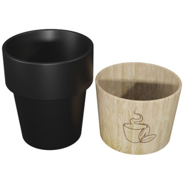 SCX.design D06 set med 4 stycken magnetiska kaffemuggar i keramik – Svart, produktbild (3)
