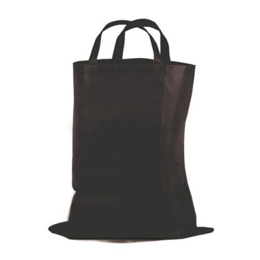 80g nonwoven vikbar shoppingkasse / Debbi, svart, produktbild (4)