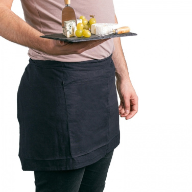 Servitörsförkläde 180 g/m² RUPERT, svart, produktbild (3)
