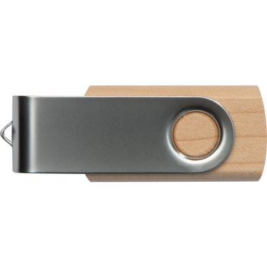 USB-minne 4GB LESSINES, brun, produktbild (1)