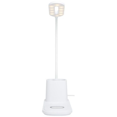 Bright skrivbordslampa och organisatör med trådlös laddare, Vit, produktbild (1)