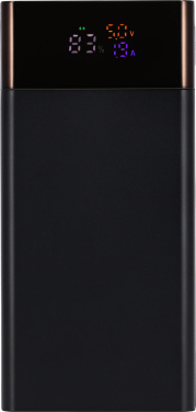 Powerbank 20 000 mAh MARABELLA MoLu, svart, produktbild (2)