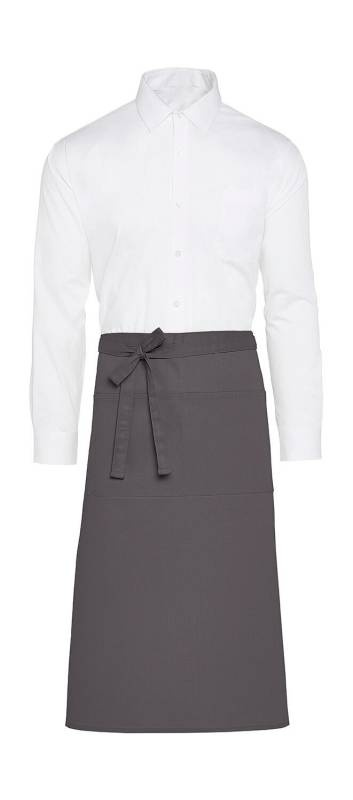 ROM - Återvunnet bistroförkläde med ficka, grå - SG Accessories - BISTRO (1)