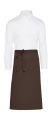 ROM - Återvunnet bistroförkläde med ficka, Brun