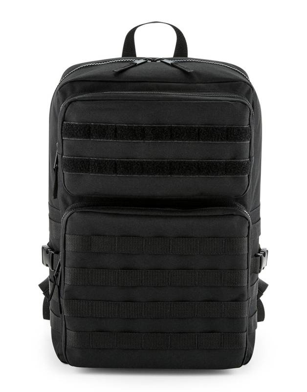 MOLLE Taktisk Ryggsäck, svart - Bagbase (1)