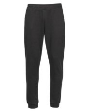 Ribbade Interlock-byxor, svart