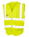 Executive Cool Mesh säkerhetsväst, Fluorescerande gul