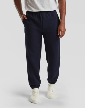 Joggingbyxor med elastiska muddar, djup marinblå - Fruit of the Loom (2)