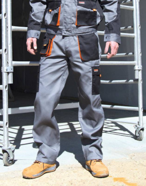 LITE-byxor, svart/grå/orange – Result Work-Guard (3)