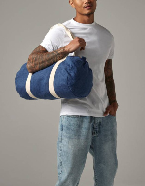 Denim Barrel Bag, Ljus denim – Bagbase (3)
