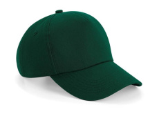 Autentisk 5-panels keps, flaskgrön