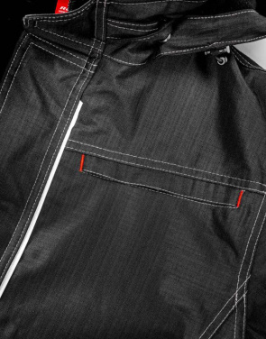 Denimtexturerad robust jacka, marinblå – Result (4)