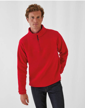 Highlander+ Fleece-topp med 1/4-dragkedja, svart – B&C Outerwear (2)