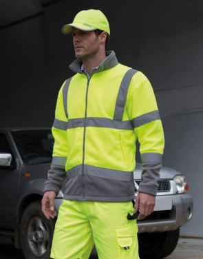 Säkerhetsmikrofleece, fluorescerande gul/grå – Result Safe-Guard (3)