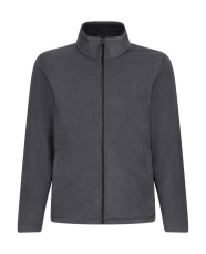 Micro Fleece med hel dragkedja, Sälgrå