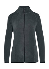 Signature Tagless Microfleece Full Zip Dam, kolgrå