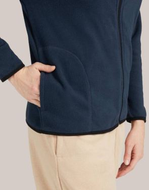 Signature Tagless Microfleece Full Zip Dam, marinblå – SG Signature (4)