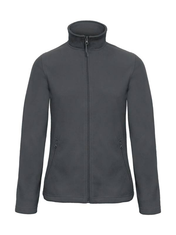 ID.501/damer Micro Fleece Hel Dragkedja, mörkgrå – B&C Outerwear (1)