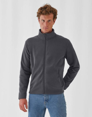 ID.501 Microfleece Hel dragkedja, kungsblå – B&C Outerwear (2)