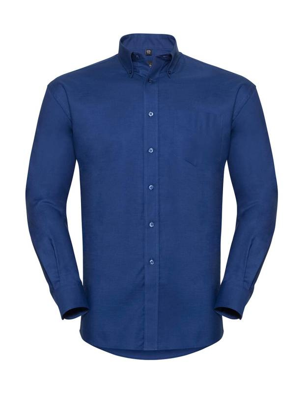 Oxfordskjorta LS, klar kungsblå – Russell Collection (1)