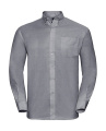 Oxfordskjorta LS, Silver