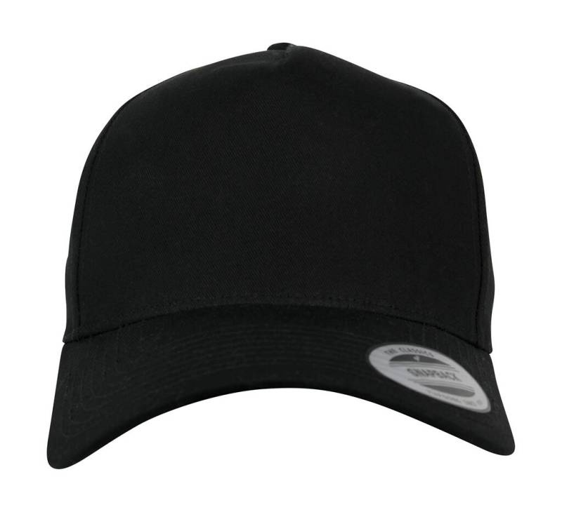 5-panels böjd klassisk snapback, svart – Flexfit (1)