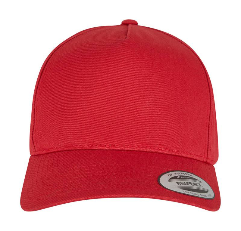 5-panels böjd klassisk snapback, Marsröd – Flexfit (1)