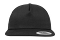 Ostrukturerad 5-panels snapback, svart