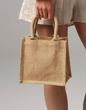 Jute Petite presentpåse, naturfärgad – Westford Mill (2)