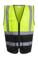 Pro Hi-Vis Executive-väst, gul/svart