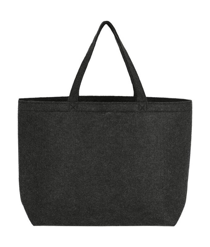 Stor filtshopper, Träkolsmelerad – SG Accessories - BAGS (1)