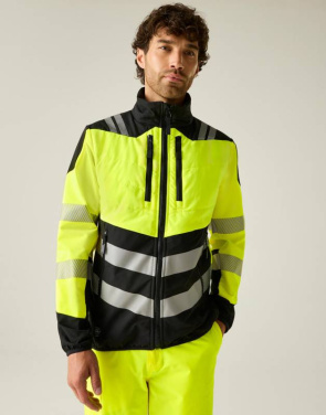 Hi-Vis X-Pro Hybridjacka, svart/gul – Regatta Professional (3)