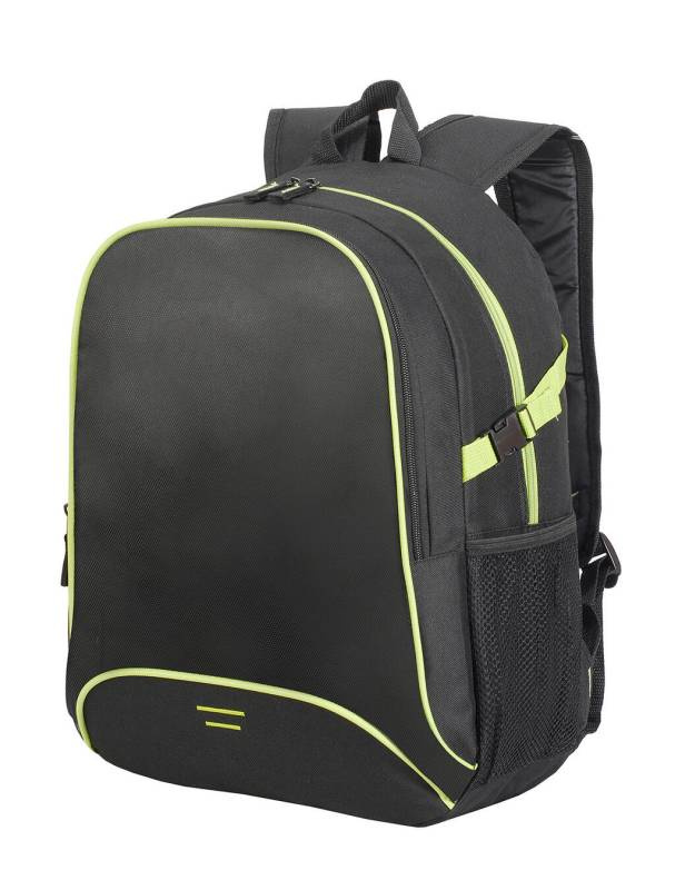 Osaka Basic Ryggsäck, svart/limegrön – Shugon (1)