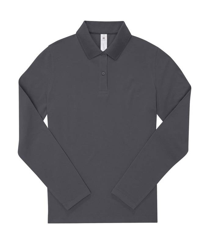 Min Polo 210 LSL /Dam, mörkgrå – B&C (1)