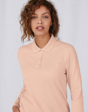 Min Polo 210 LSL /Dam, Rostat kaffe – B&C (4)