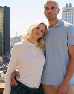Min Polo 180 LSL / Dam, Blush Blue – B&C (2)
