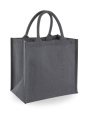 Jute Midi Tote, Grafitgrå/Grafitgrå