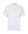 Regular Fit Superwash® 60º Jersey Polo, vit
