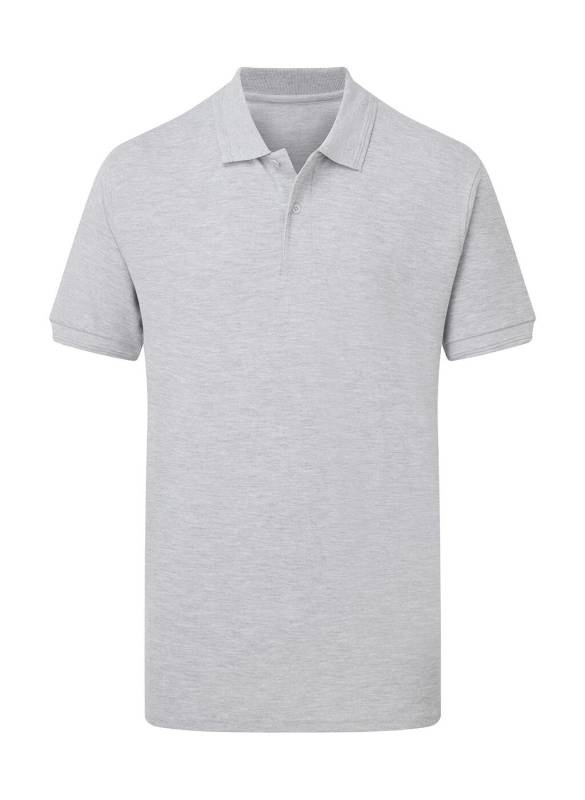 Poly bomullspolo herr, ljus Oxfordgrå – SG Originals (1)