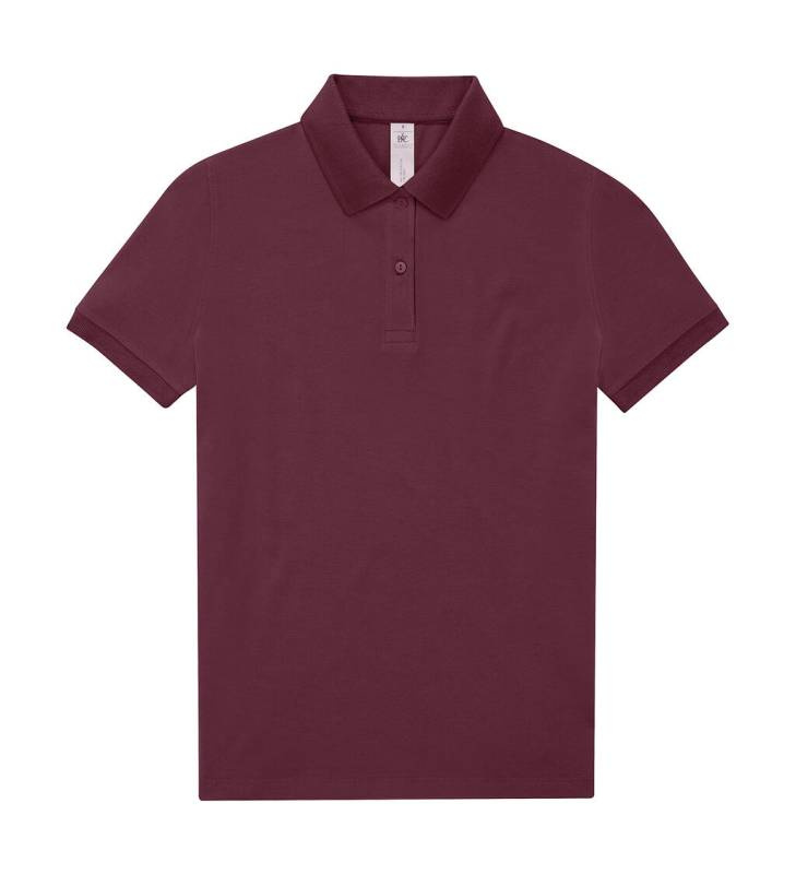 Min Polo 180 / Dam, vinröd – B&C (1)