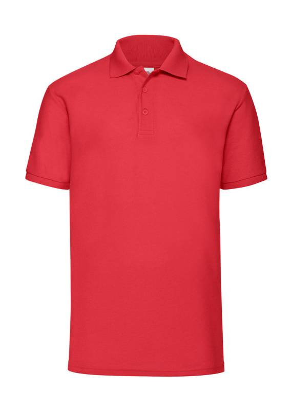 65/35 Polo, röd – Fruit of the Loom (1)