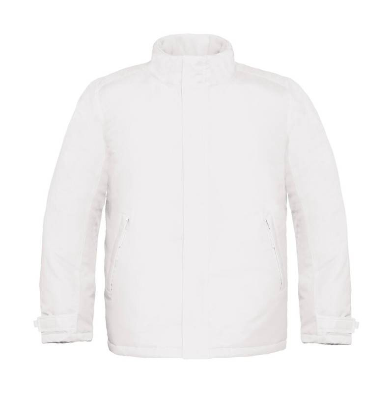 Real+/herr kraftig jacka, vit – B&C Outerwear (1)