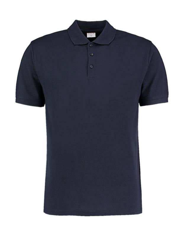 Klassisk Slim Fit Polo Superwash® 60º, marinblå – Kustom Kit (1)